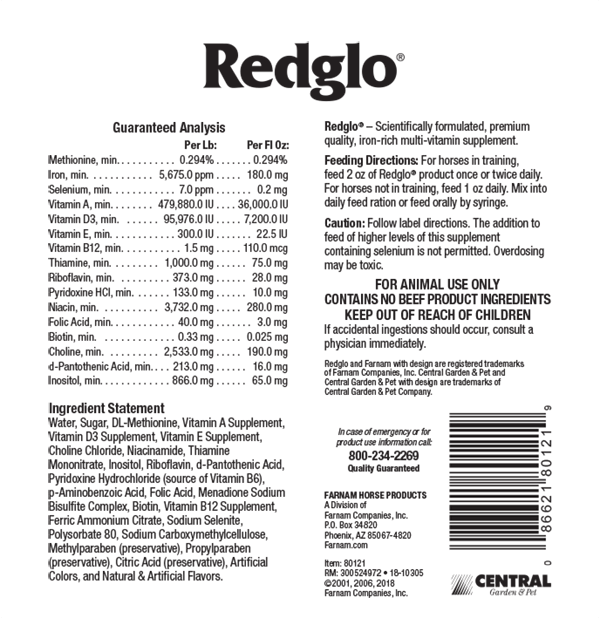Rubyglo Label REDGLO – VitaEquinos